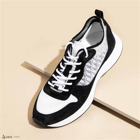 dior b25 oblique runner sneaker black suede|Dior b25 runner shoes.